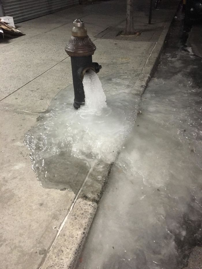 This Flash-Frozen Fire Hydrant