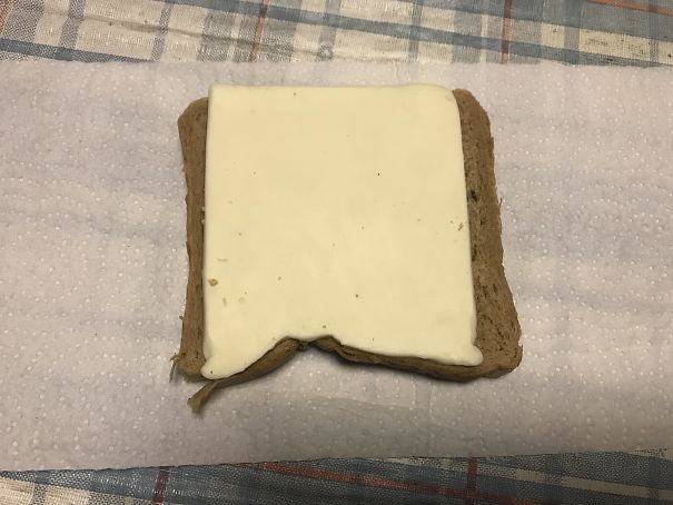 My Oddly Shaped Cheese Fits On My Oddly Shaped Bread