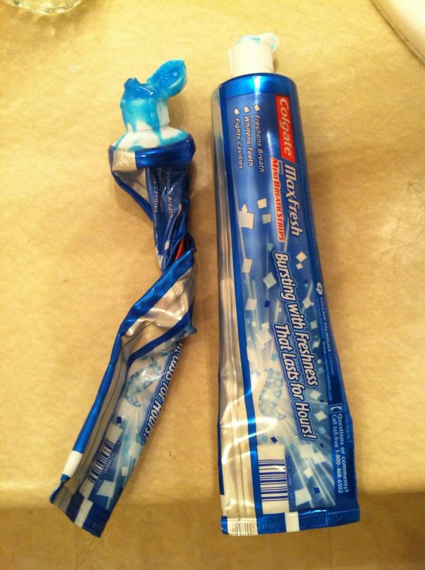 Why I Keep A Secret Tube Of Toothpaste From My Wife And Children