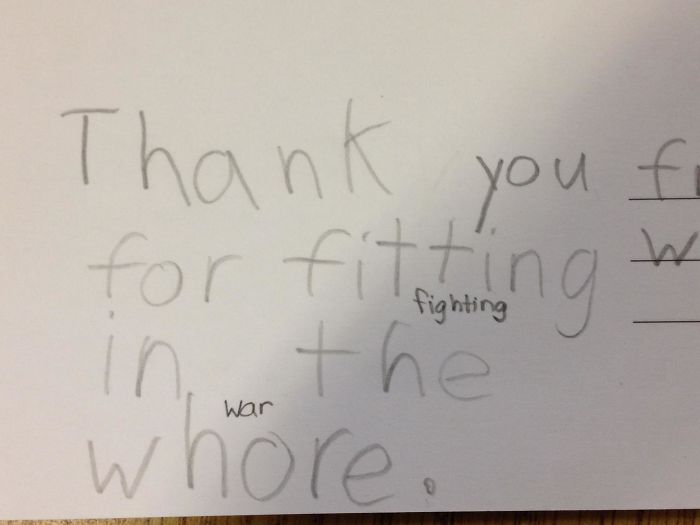 My Best Friend Is An Elementary School Teacher. Her Students Are Writing Postcards To Veterans. This Happened
