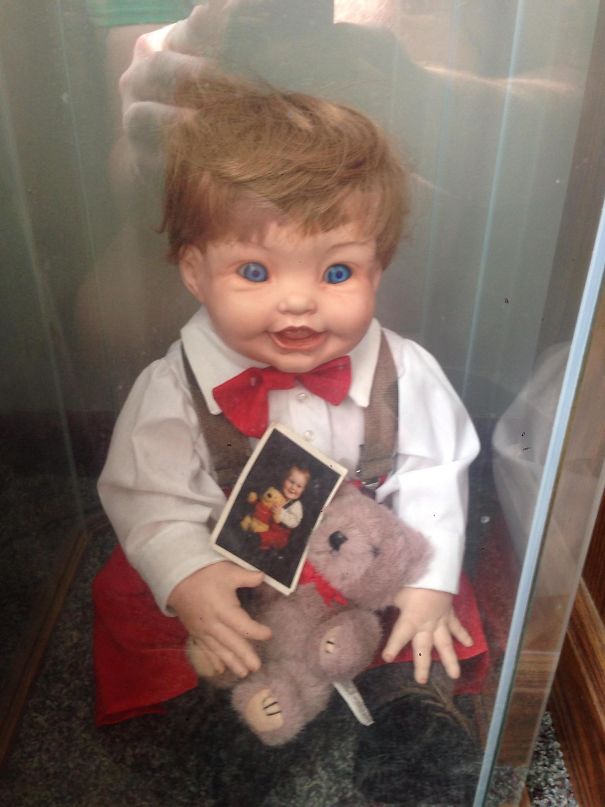So My Mother Had A Doll Made Based Off Of A Picture Of Me As A Baby