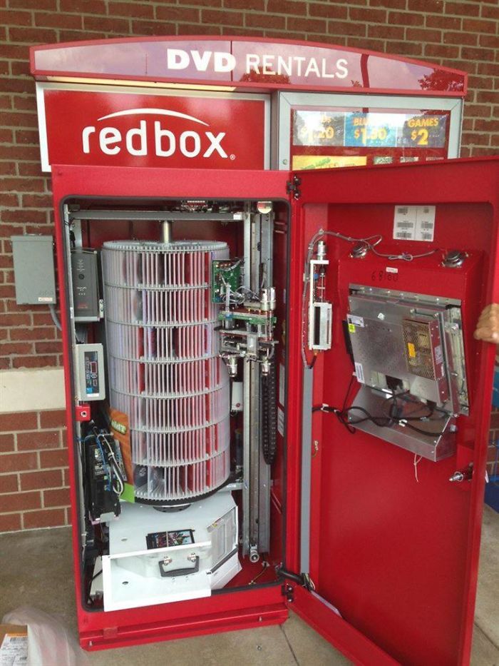 This Is What The Inside Of A Redbox Machine Looks Like