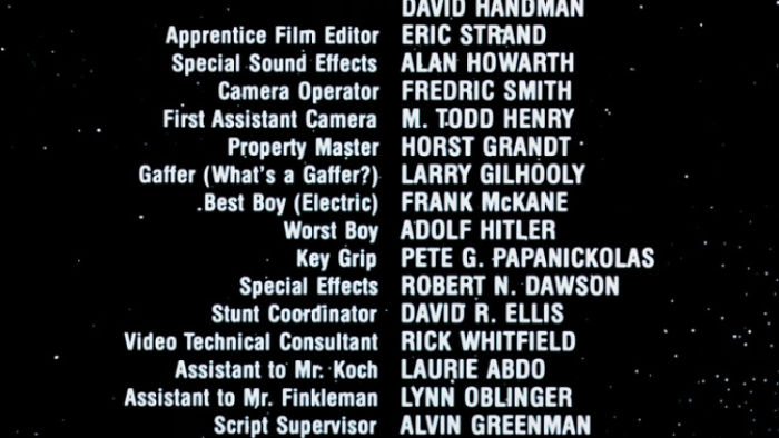 In The End Credits Of Airplane! They Added A "Worst Boy"