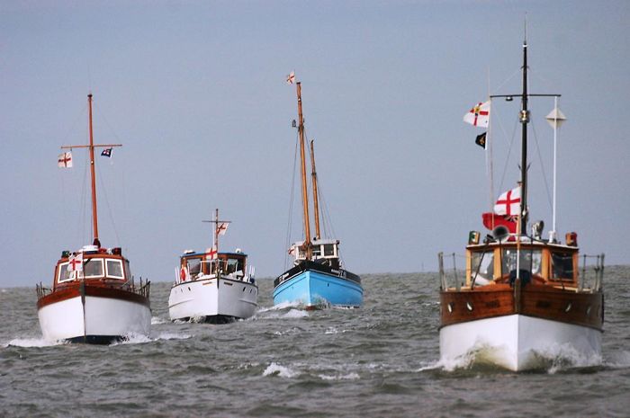 20 Of The Little Civilian Boats Used For Filming In Dunkirk (2017) Took Part In The Evacuation In Real Life, Saving Countless Lives