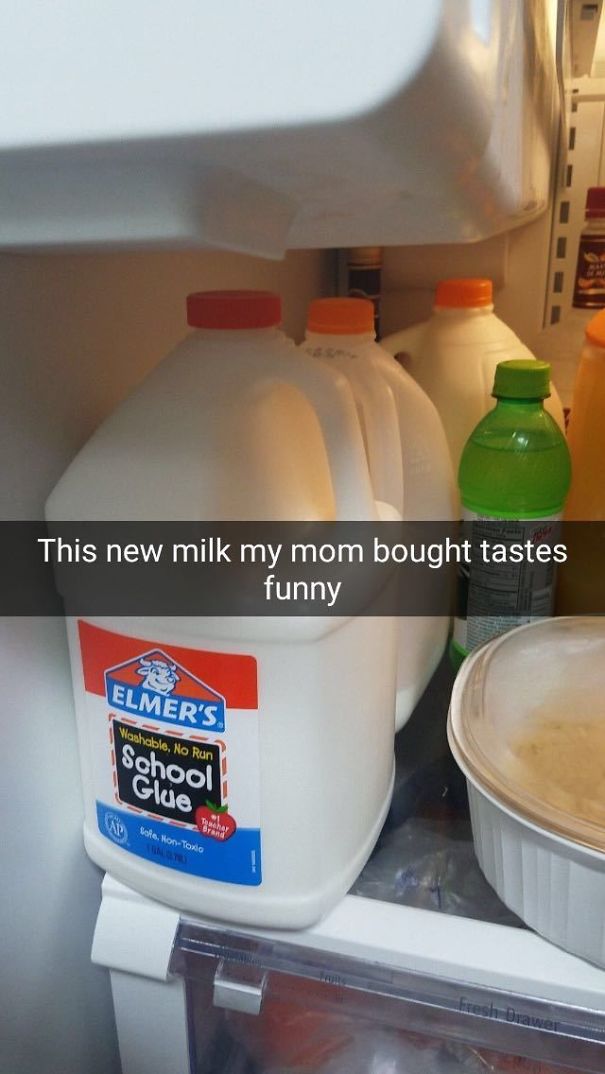 The New Milk My Mom Bought Tastes Funny