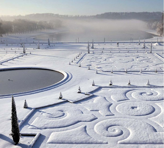 Snow At Versailles