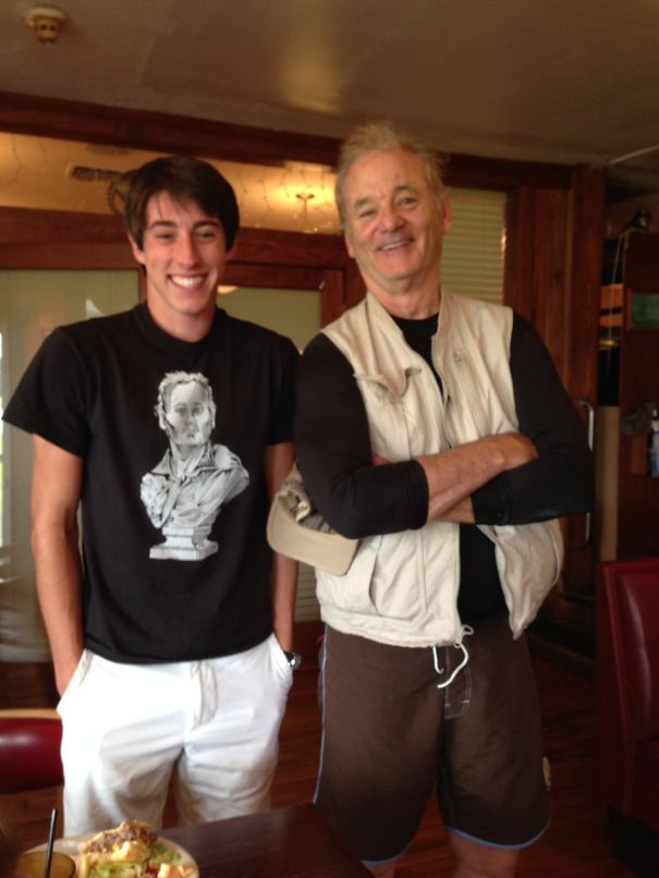 So My Friend Was In A Restaurant Wearing A Bill Murray Tee-Shirt When...