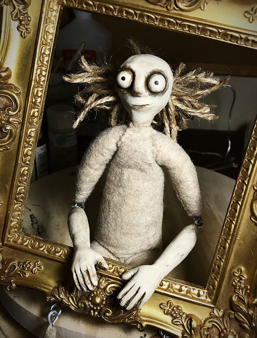 Art Dolls Made From The Heart And Mind Of Artist Kat Jennings