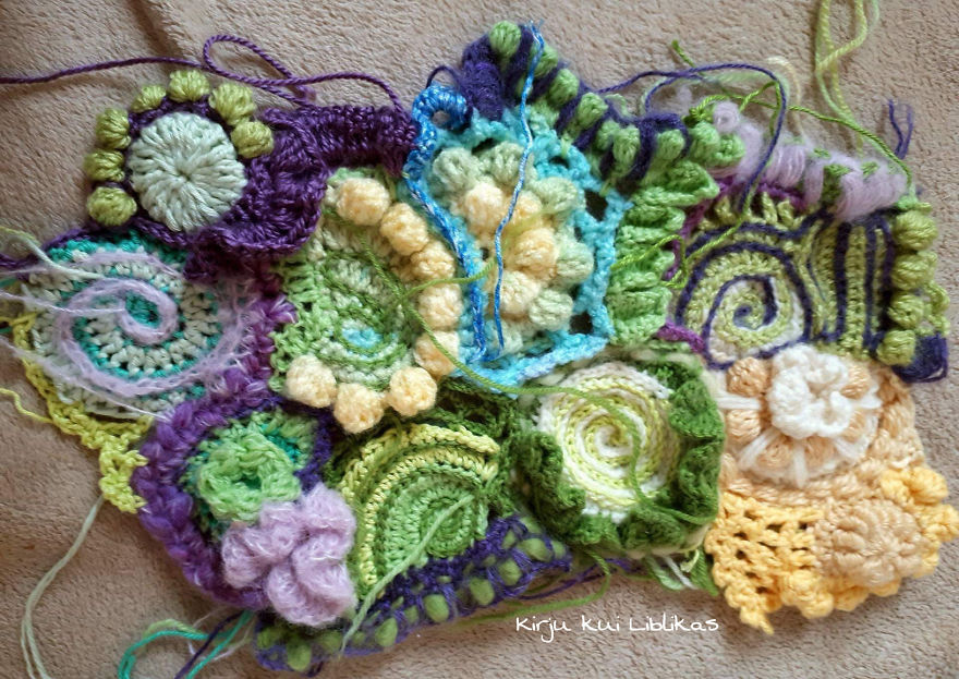 I Made A Freeform Crocheted Dress Inspired By Spring I Made A Freeform Crocheted Dress Inspired By Spring