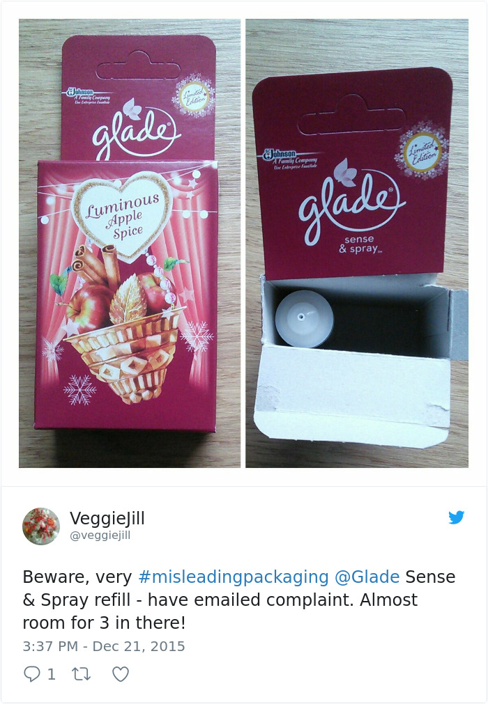 Misleading Packaging