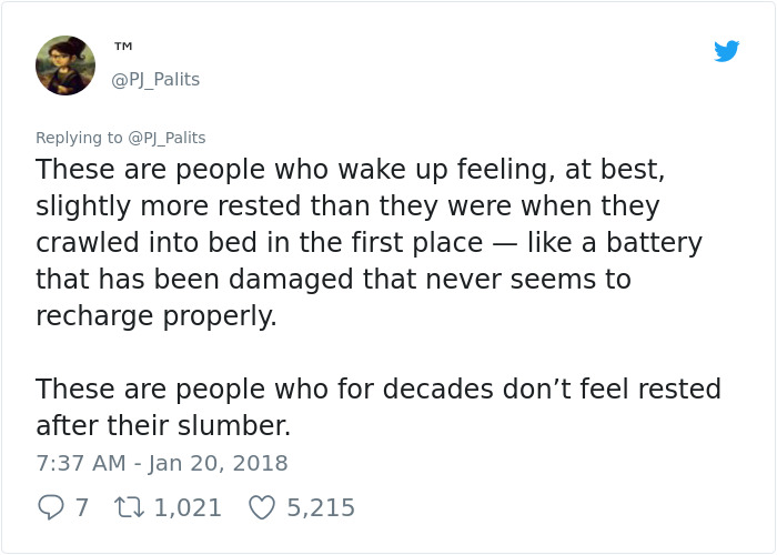 Someone Just Perfectly Explained Why Depression Makes People So Tired, And More People Need To See It