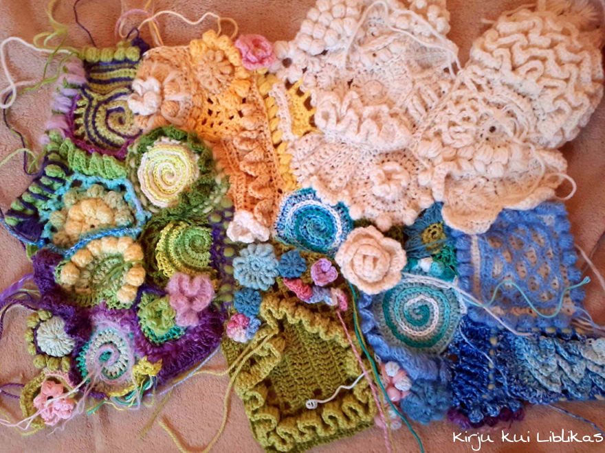 I Made A Freeform Crocheted Dress Inspired By Spring I Made A Freeform Crocheted Dress Inspired By Spring