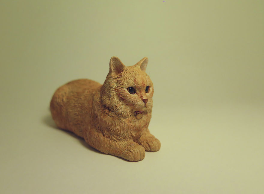I Hand-Sculpt People's Cats To Immortalize Their Friendship