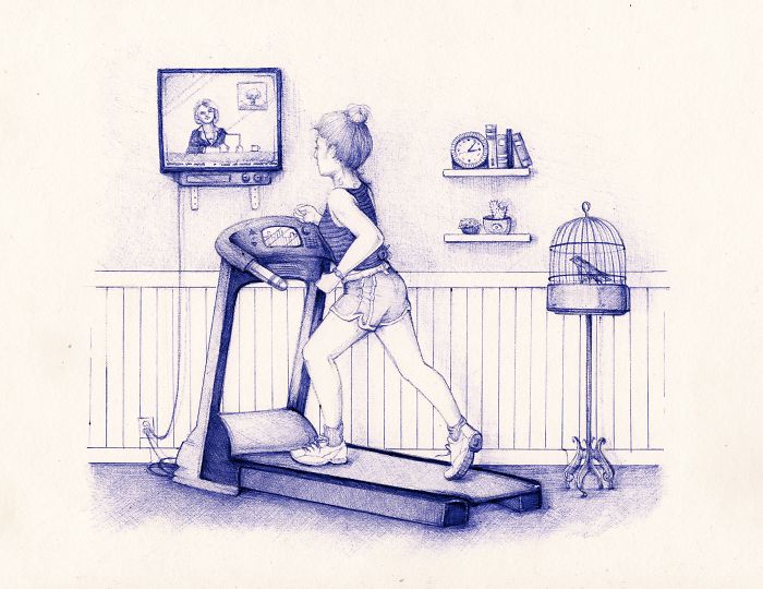 I’m Creating A Collection Of Little Vignettes With A Pen That Play With Our Relationship With Tech