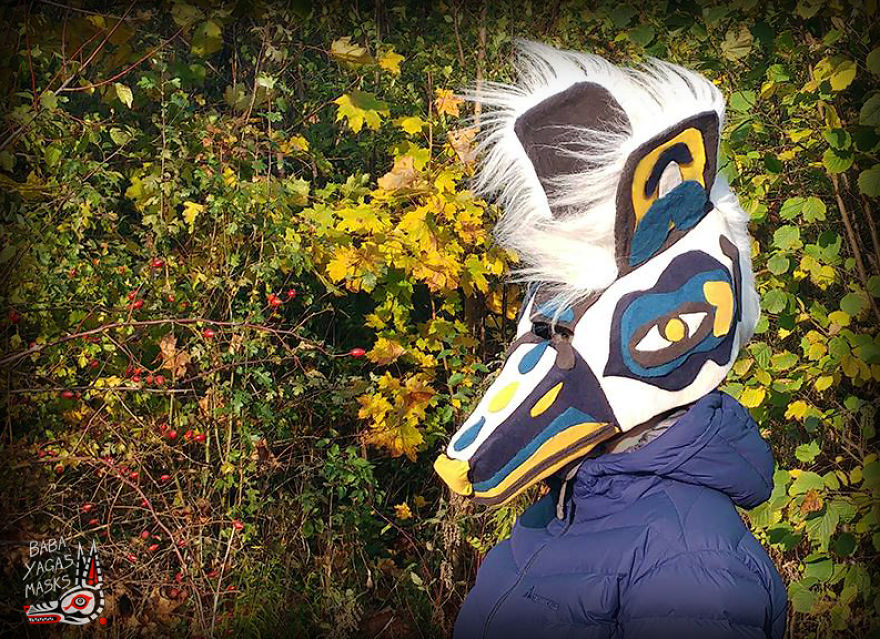 "Baba Yaga's Masks" Artist Creating Awesome Textile Masks For Everyone