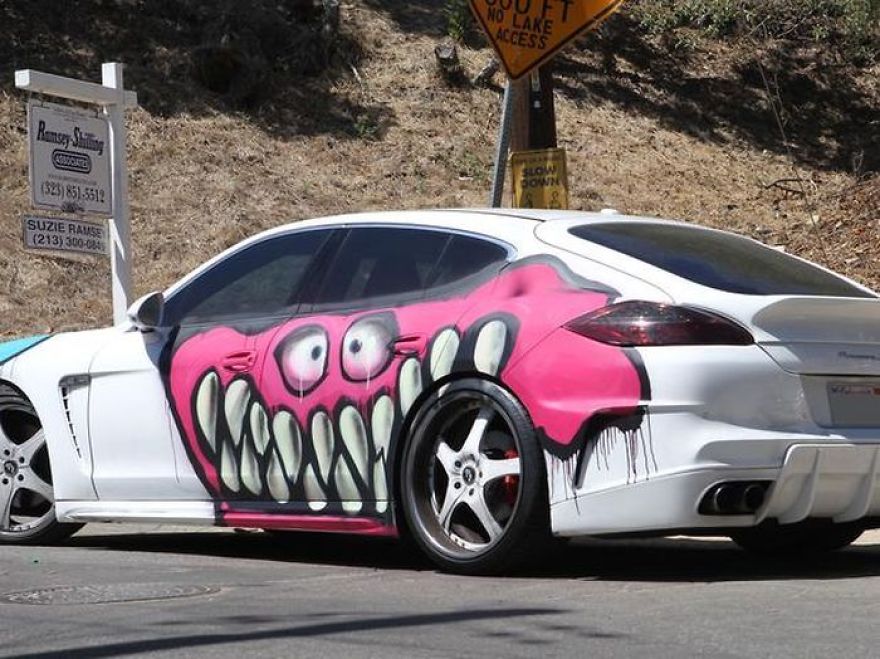 Graffiti On The Car