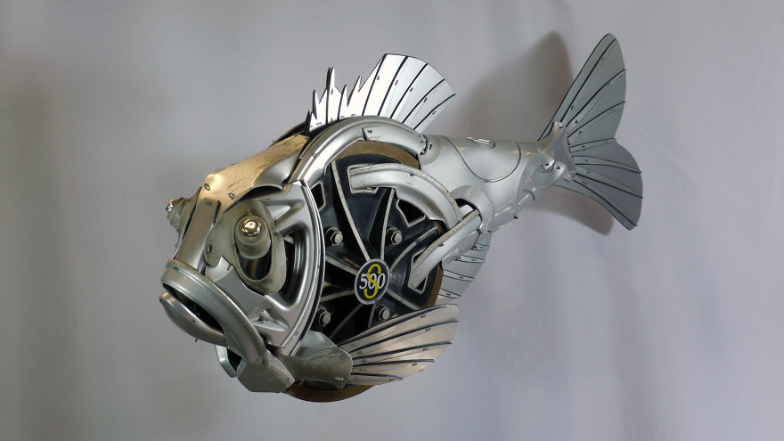 Hubcap Creatures 2016 2017 New Work
