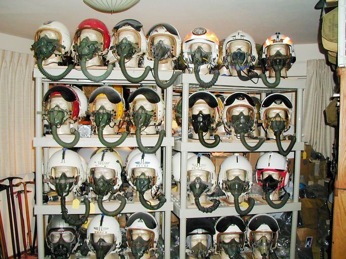 As A Life Support Specialist, I Have Amassed A Collection Of Aircrew Flight Gear. This Just A Small Part Of It.