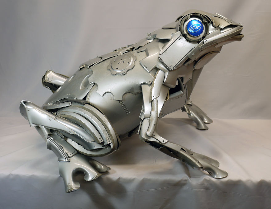 Hubcap Creatures 2016 2017 New Work