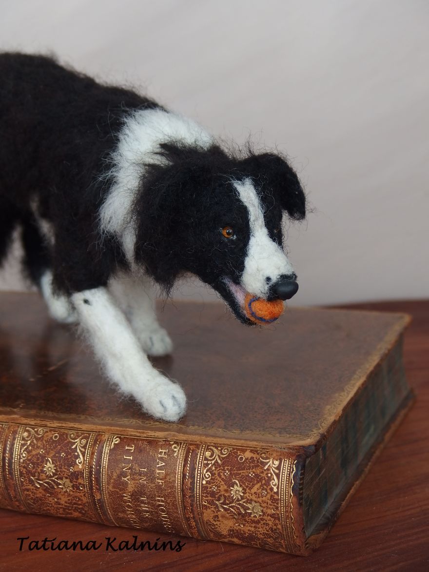 I Create Highly Realistic Needle Felted Miniature Dogs And Cats With Personality
