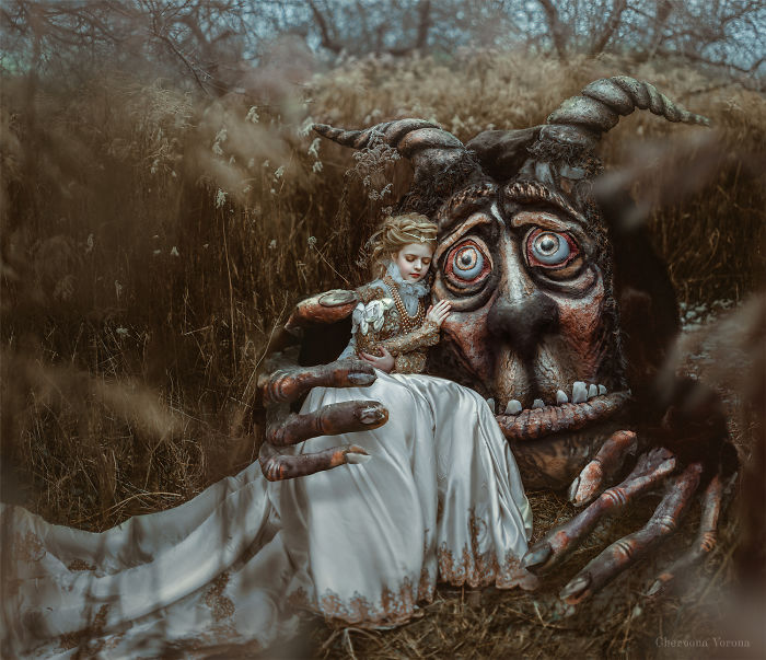 I Created This Monster And Photographed The Tale Of Beauty And The Beast