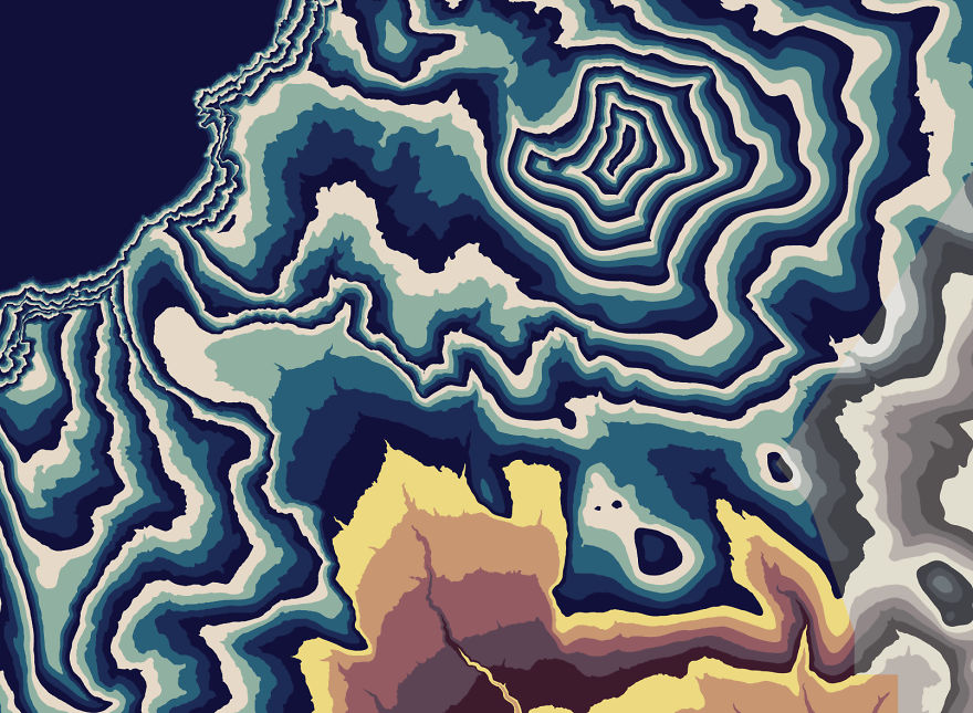 I Made A Series Of National Park Topography Prints
