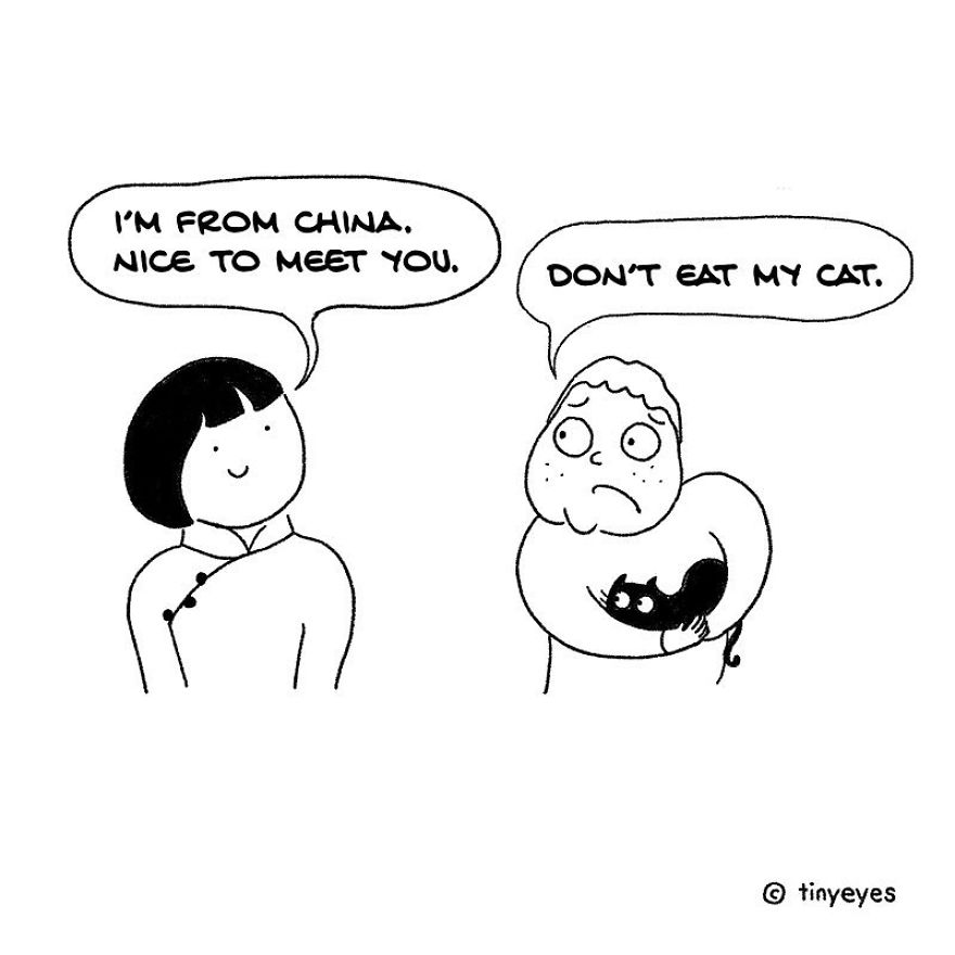 I Made These Comics To Compare Chinese Culture With Western Culture Through Everyday Life