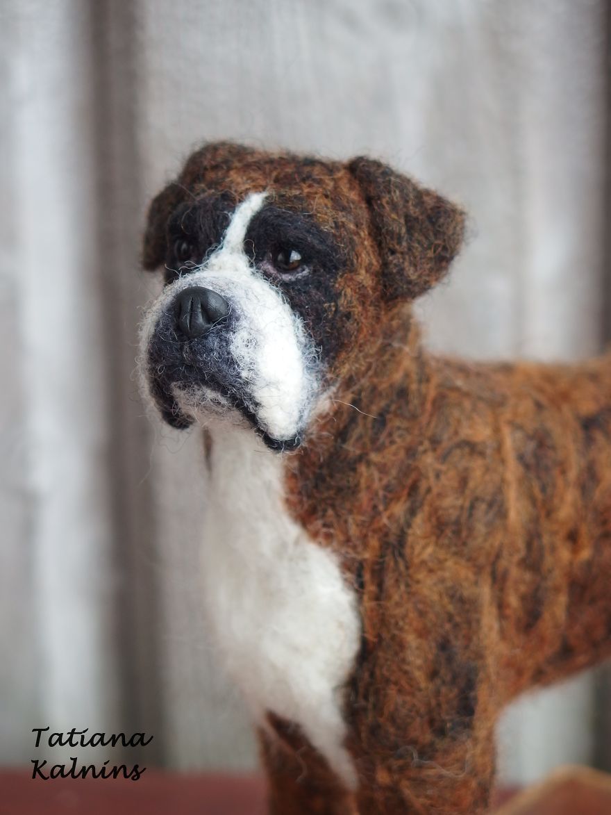 I Make Highly Realistic Needle Felted Dogs And Cats With Personality!