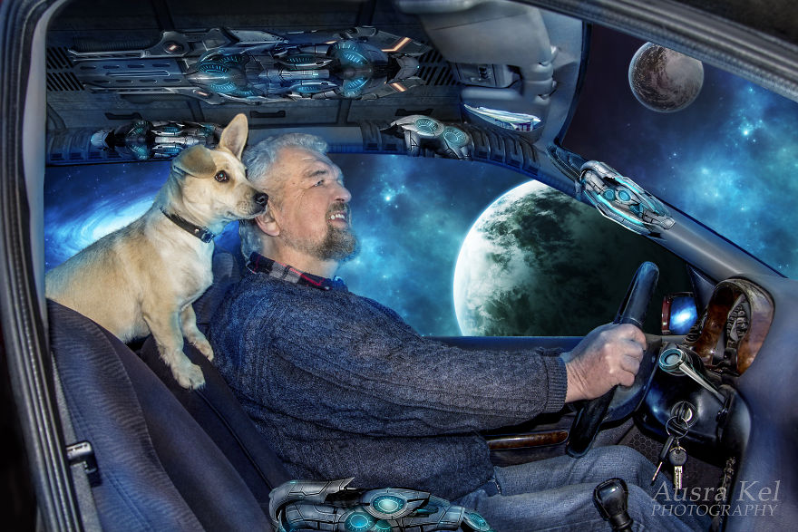 This Photographer Took Dogs From A Shelter And Created Another World For Them