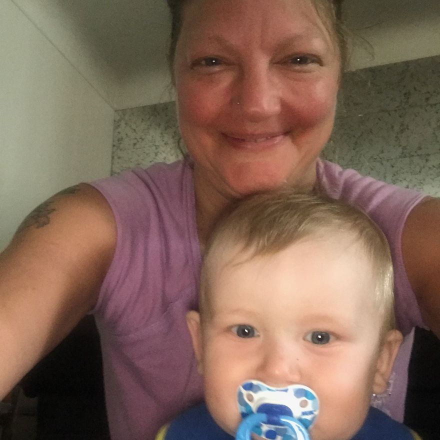 Keeping Grandson Occupied With Musical Kitchen Keeping Grandson Occupied With Musical Kitchen