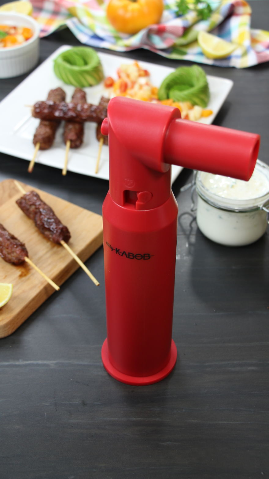 Easy Kabob Gadget Makes Kabobs And Hot Dogs In Seconds!