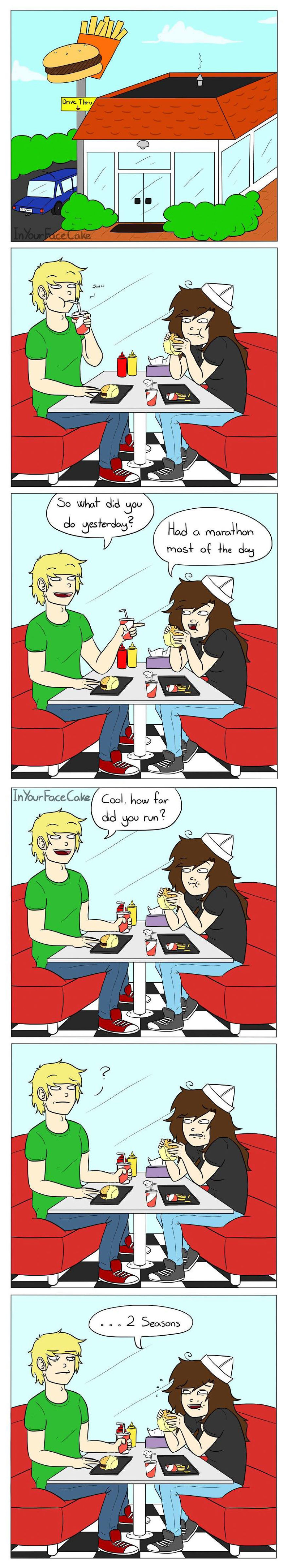 In Your Face Cake Comics - Oc