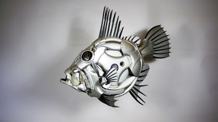 Hubcap Creatures 2016 2017 New Work