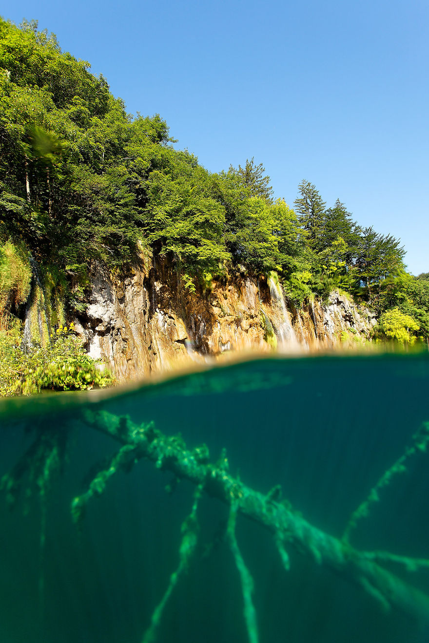 I Dove In The Lakes And Under The Waterfalls Of The World-Famous Plitvice Lakes, Croatia