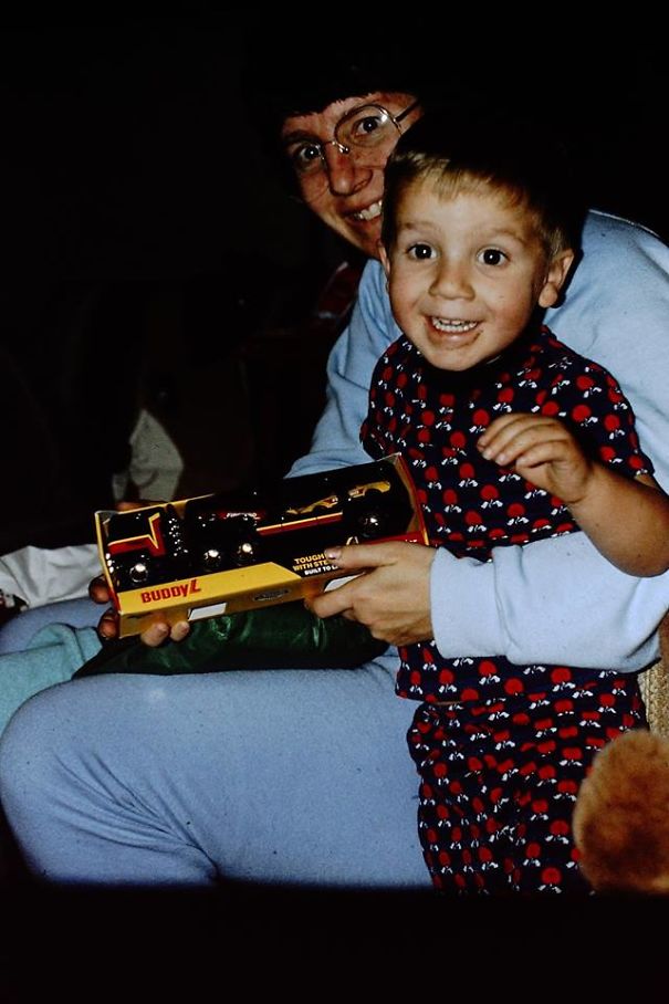 I Got A Brand New Toy Truck! Christmas 1988