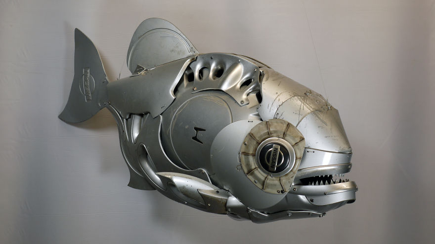 Hubcap Creatures 2016 2017 New Work
