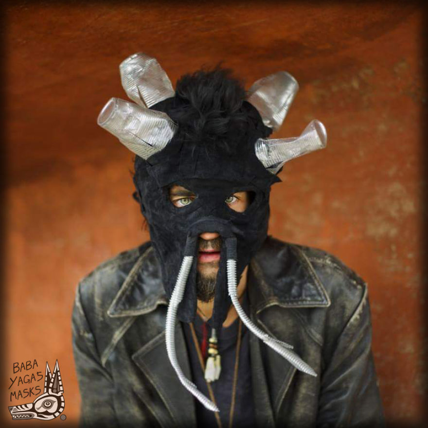 "Baba Yaga's Masks" Artist Creating Awesome Textile Masks For Everyone