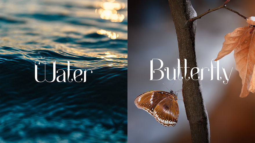Rain Drops Inspired Me To Create This Font