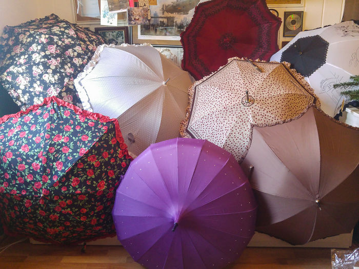 I Collect Umbrellas, Preferably With Ruffled Edge (Part Of My Collection)