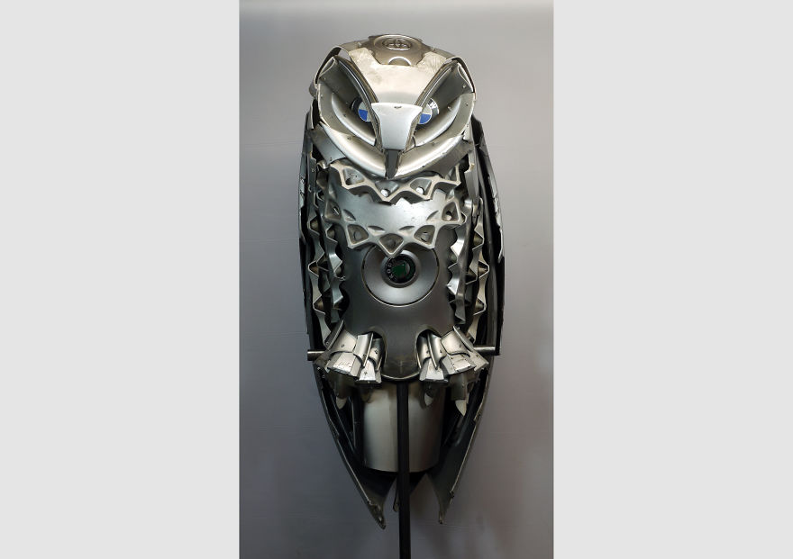 Hubcap Creatures 2016 2017 New Work