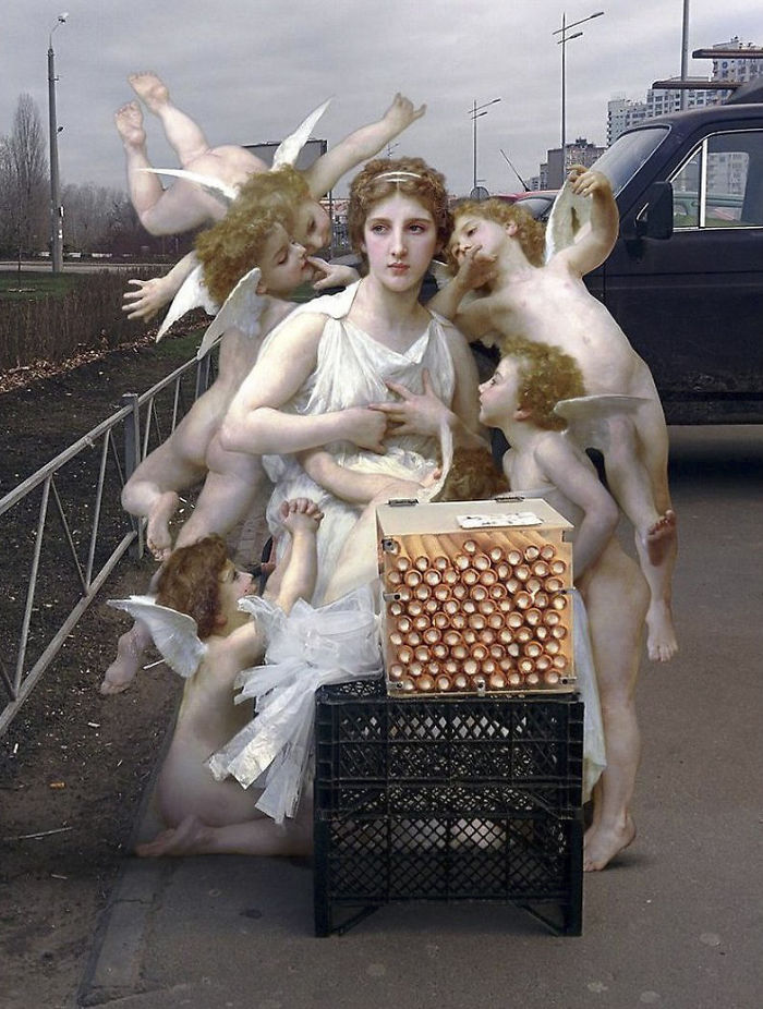 People From Classic Paintings In Modern Day Life