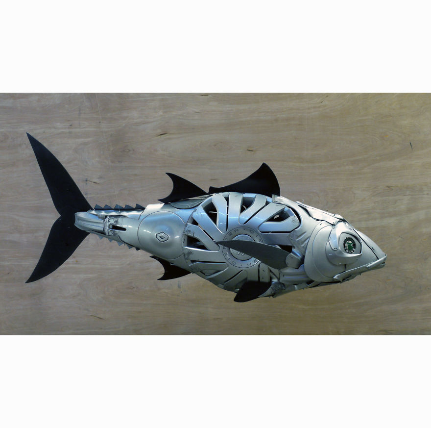 Hubcap Creatures 2016 2017 New Work