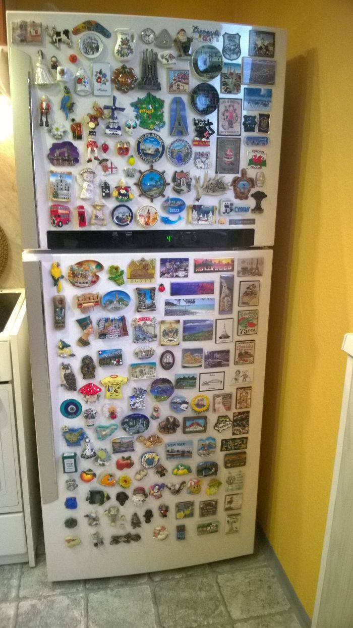 My Mum Collects Fridge Magnets From All Over The World