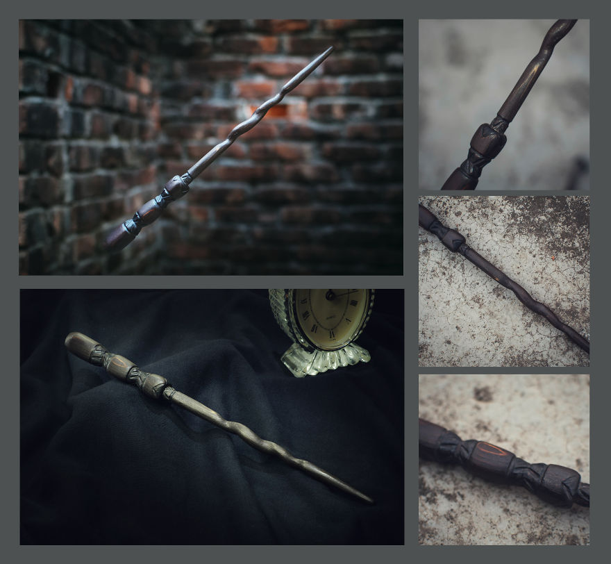 I Made My Own Harry Potter Wands, Because Apparently Wood Carving Is Fun!
