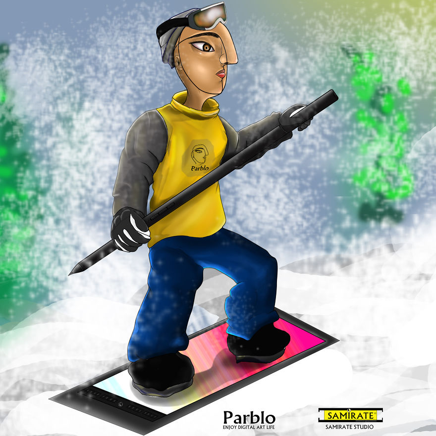 Take A Look At Amazing Digital Arts Created By Fans For Parblo Brand