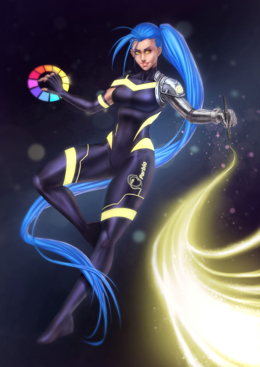 Take A Look At Amazing Digital Arts Created By Fans For Parblo Brand