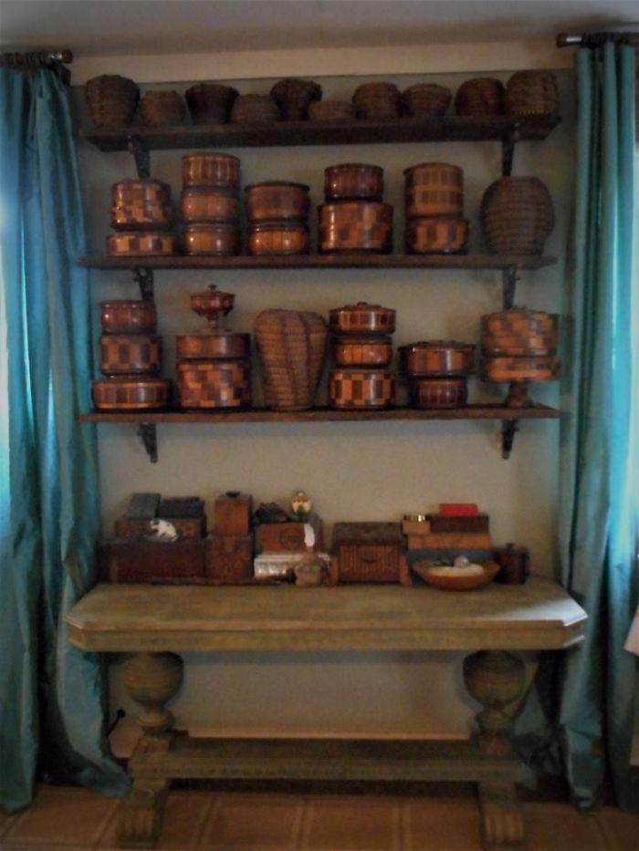 I Collect Redwood Boxes, Pine Needle Baskets And Other Small Wood Boxes