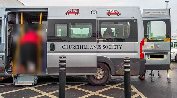 Churchill And Langford Minibus Society Have A New Minibus, However When You Open The Side Door It Changes Name