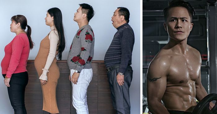 Chinese Family Spends 6 Months Working Out And Here Are Their