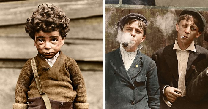 I’ve Colourised These 100+ Year Old Photos Of American Child Labour, And Here’s The Result